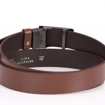 Мужской ремень SEPHER Автоматический BROWN LEATHER на брюки