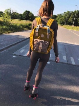 Plecak do samolotu Himawari HM200 na laptopa 13,3 14,1 różowo-niebieski