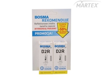 ZAROWKA XENON D2R 6000K 2-PAK BOSMA