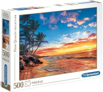 CLEMENTONI PUZZLE 500 EL. RAJSKA PLAŻA