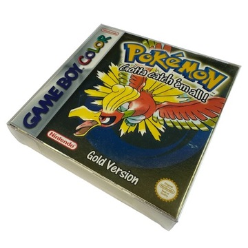 Pokemon Gold | NINTENDO GAME BOY COLOR | WYDANIE ANG | + PROTEKTOR