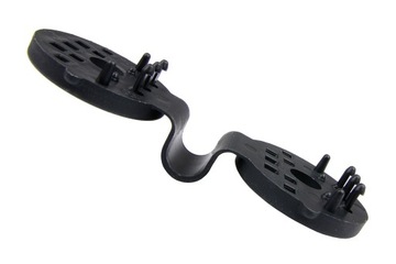 20x Klipsy Mocujące Zacisk Do Siatki Cieniującej Dzianina Zaczepy Antracyt