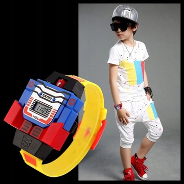 Zegarek dziecięcy SKMEI elektroniczny robot kolory