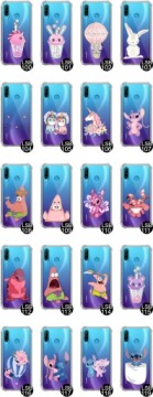 АРОТАЖНЫЙ ЧЕХОЛ ДЛЯ HUAWEI P30 LITE STICH ГУБКА БОБ МОД