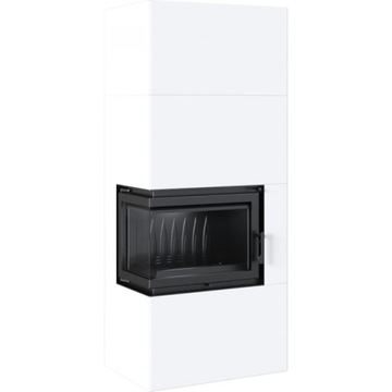 SIMPLE 8 BS lewy z zabudową BOX stalowy - biały