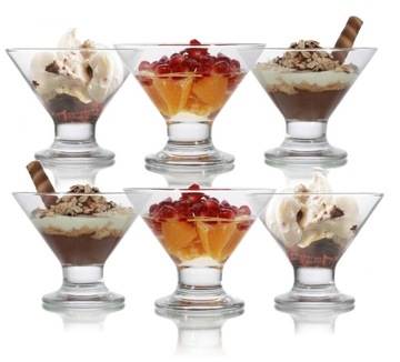 Стаканы для напитков, десертные стаканчики для мороженого, CREMA LAV, 6 шт, 165 мл