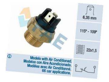 FAE 36280 PŘEPÍNAČ TERMICKÝ VENTILÁTOR CHLADIČŮ