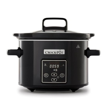 Wolnowar Crock-Pot garnek do zdrowego gotowania CSC061X 2,4 l czarny 210 W