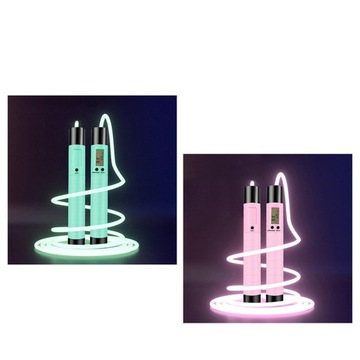 Скакалка Luminous Детская, мужская, розовая