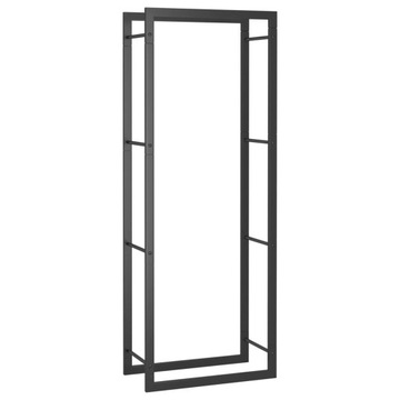 Stojak na drewno VidaXL metal