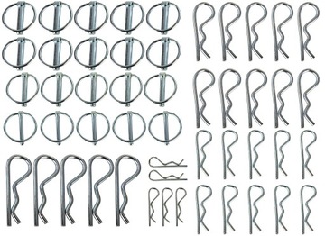 ZESTAW ZAWLECZEK ZAPINEK ROLNICZYCH 50 sztuk