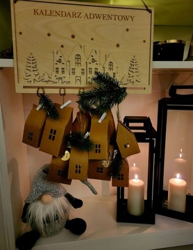 Деревянный Адвент-календарь