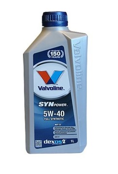 VALVOLINE SYNPOWER MST C3 5W40 1L DEXOS 2 LL04
