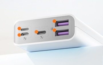 ROMOSS POWERBANK USB ДЛЯ ТЕЛЕФОНА 10000 МАЧ 2X USB-A USB-C QC 22,5 Вт С КАБЕЛЕМ