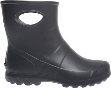 KALOSZE DAMSKIE KRÓTKIE PIANKOWE OGRODOWE grafit 40