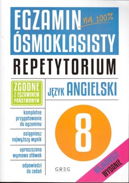 Egzamin ósmoklasisty na 100% język angielski. Repetytorium u