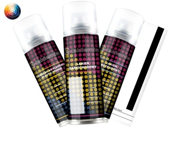 LAKIER SAMOCHODOWY SPRAY ZESTAW DO PLASTIKU KAŻDY KOLOR E-LAKIERNIA 200ml