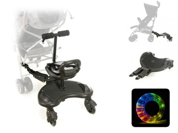 Uniwersalna dostawka do wózka z siedzonkiem +LED - MRBUGGY - od MobySystem