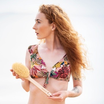 Щетка для сухого и влажного массажа NOBLE Handle