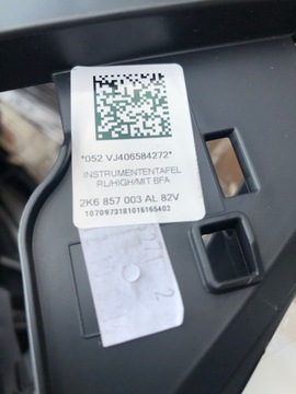 DESKA ROZDĚLOVAČE 2K6857003AL VW CADDY 2K FL UK