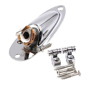 Roller String Tree Loaded Jack Socket Plate Argent