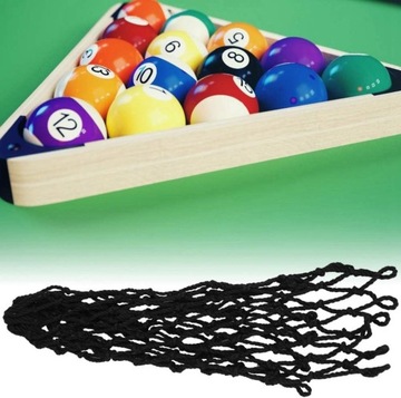 6шт. БИЛЬЯРДНАЯ СЕТКА КАРМАН ДЛЯ БИЛЬЯРДНЫХ ШАРОВ ДЛЯ БАРА SOLID ЧЕРНЫЙ