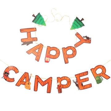 1 ZESTAW PAPIERÓW CAMPING PARTY OUTDOOR CAMPING