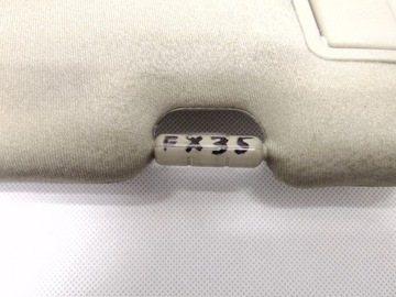 СОЛНЦЕЗАЩИТНЫЙ КОЗЫРИК INFINITI FX35 FX45 КОМПЛЕКТ ПРАВЫЙ + ЛЕВЫЙ