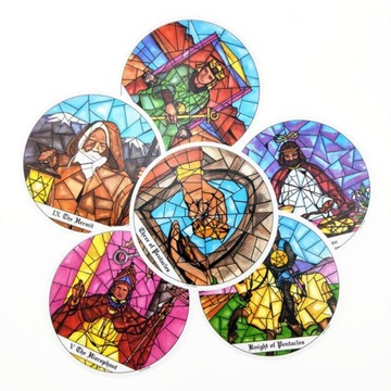 78 КАРТ ТАРО С ЦВЕТНЫМИ - МОНАСТЫРЬСКОЕ ТАРО