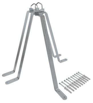 Obejma murowa UMP-500 uchwyt murowy masztu Luxon