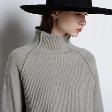 winter turtleneck cashmere sweater women knitted p