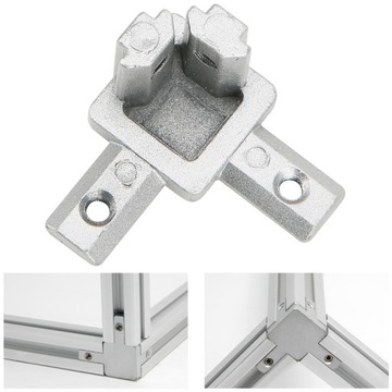 5шт 3-ходовой угловой соединитель 90 градусов T0 фитинги из цинкового сплава