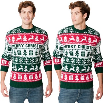 SWETER SWIATECZNY WZORY SWIATECZNE NA SWIETA XL
