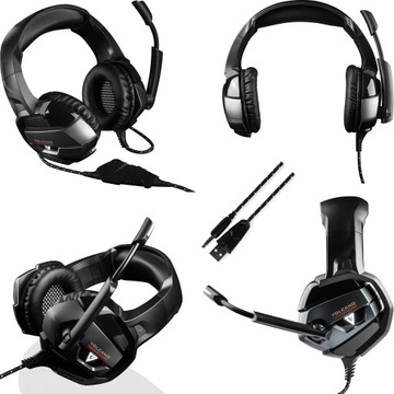 ИГРОВЫЕ НАУШНИКИ С ПОЛОСНЫМ МИКРОФОНОМ — MODECOM VOLCANO MC-859 BOW