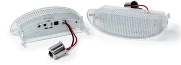 СВЕТОДИОДНЫЕ ФАРЫ ПОДСВЕТКА НОМЕРНОГО ЗНАКА RENAULT CLIO II