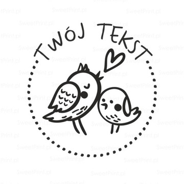 Personalizowany stempel - BIRDS