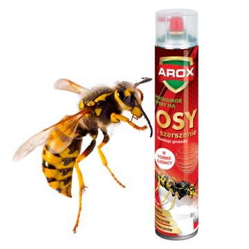 SPRAY NA OSY I SZERSZENIE środek STRUMIEŃ 3 METRY XXL 35CM 750ML