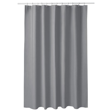 IKEA LUDDHAGTORN Zasłona prysznicowa szary 180x200