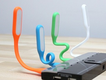 СИЛИКОНОВАЯ USB-ЛАМПА ДЛЯ НОУТБУКА 6 МОЩНЫХ СВЕТОДИОДОВ