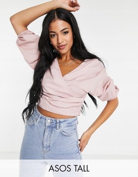 DESIGN TALL CROP TOP Z KRÓTKIM RĘKAWEM XL