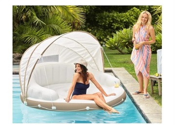 Матрас-остров с плавающим навесом 58292 Intex