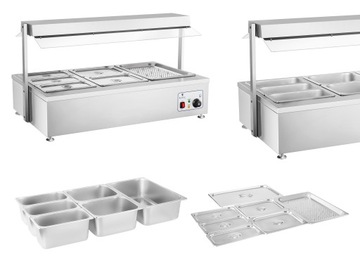 НАГРЕВАТЕЛЬ BEMAR ДЛЯ 6 КОНТЕЙНЕРОВ GN ROYAL RCBM-6D