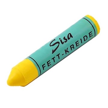 Kreda pisak woskowa żółta oznaczanie opon gumy marker SISA wulkanizacja 1sz