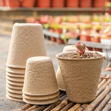 Биоразлагаемые торфяные горшочки для рассады 60 шт.