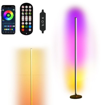 LED LAMPA STOJĄCA PODŁOGOWA ŚCIEMNIANIE ZABEZPIECZENIE PRZED PRZEWRÓCENIEM