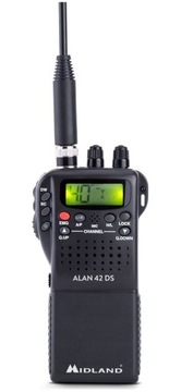РАДИО CB MIDLAND ALAN 42 DS + МАГНИТНАЯ АНТЕННА SIRIO OMEGA 27 НАКЛЕЙКА MAG