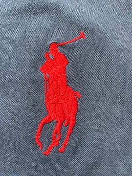 Koszulka Longsleeve Polo Ralph Lauren Big Logo granatowa XL