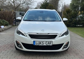 Peugeot 308 II SW 2.0 BlueHDi 150KM 2015 Peugeot 308 2,0 Hdi 150KM Automat FullLed PDC Kamera Serwis ASO Bezwypadko, zdjęcie 7