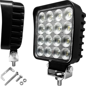 LAMPA ROBOCZA 64LED 64W LEDY OSRAM ROZPROSZONA MOCNA