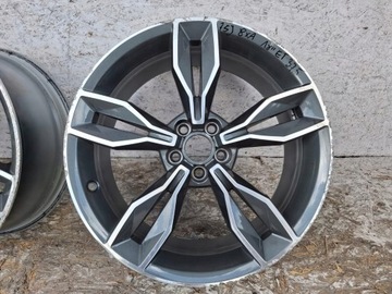 2× DISK HLINÍK AUDI OE A1 7.5" X 18" 5X100 ET 37,5